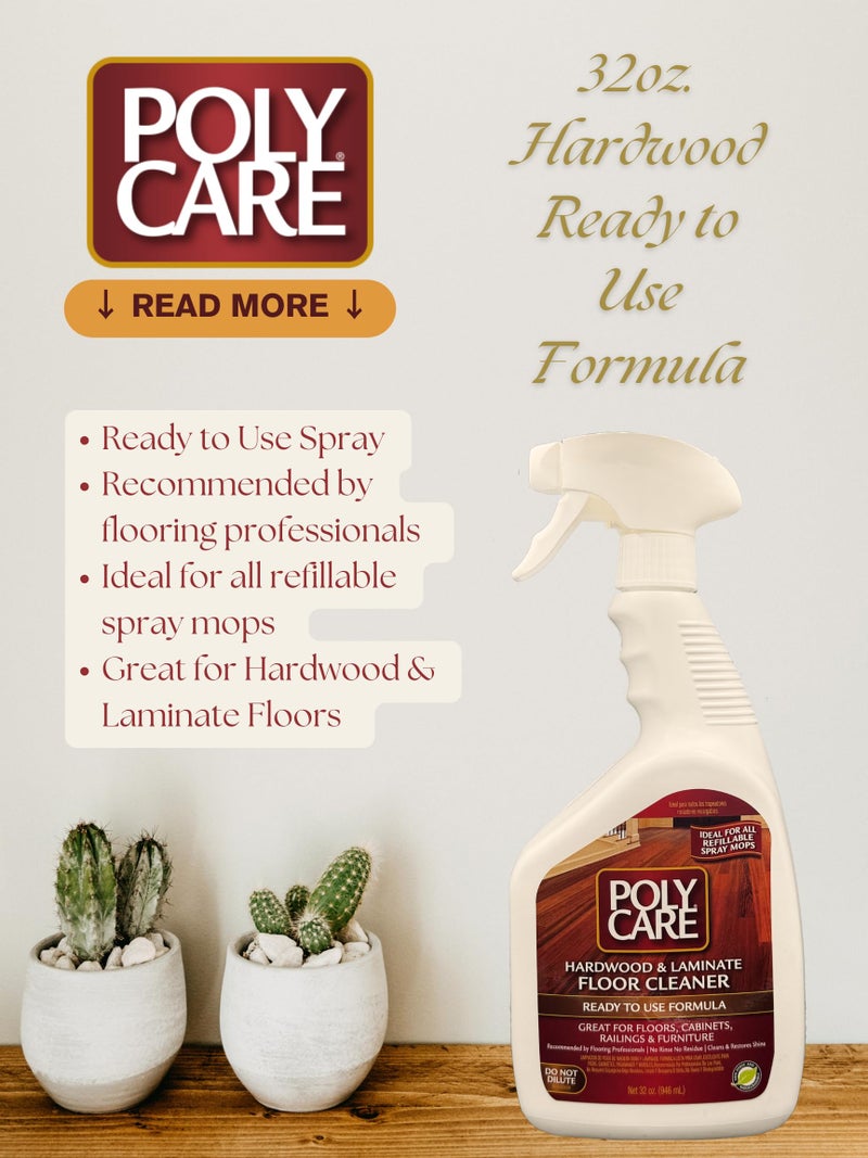 POLY CARE PolyCare Ready-to-Use Floor Cleaner, 32oz-1qt - Image 1